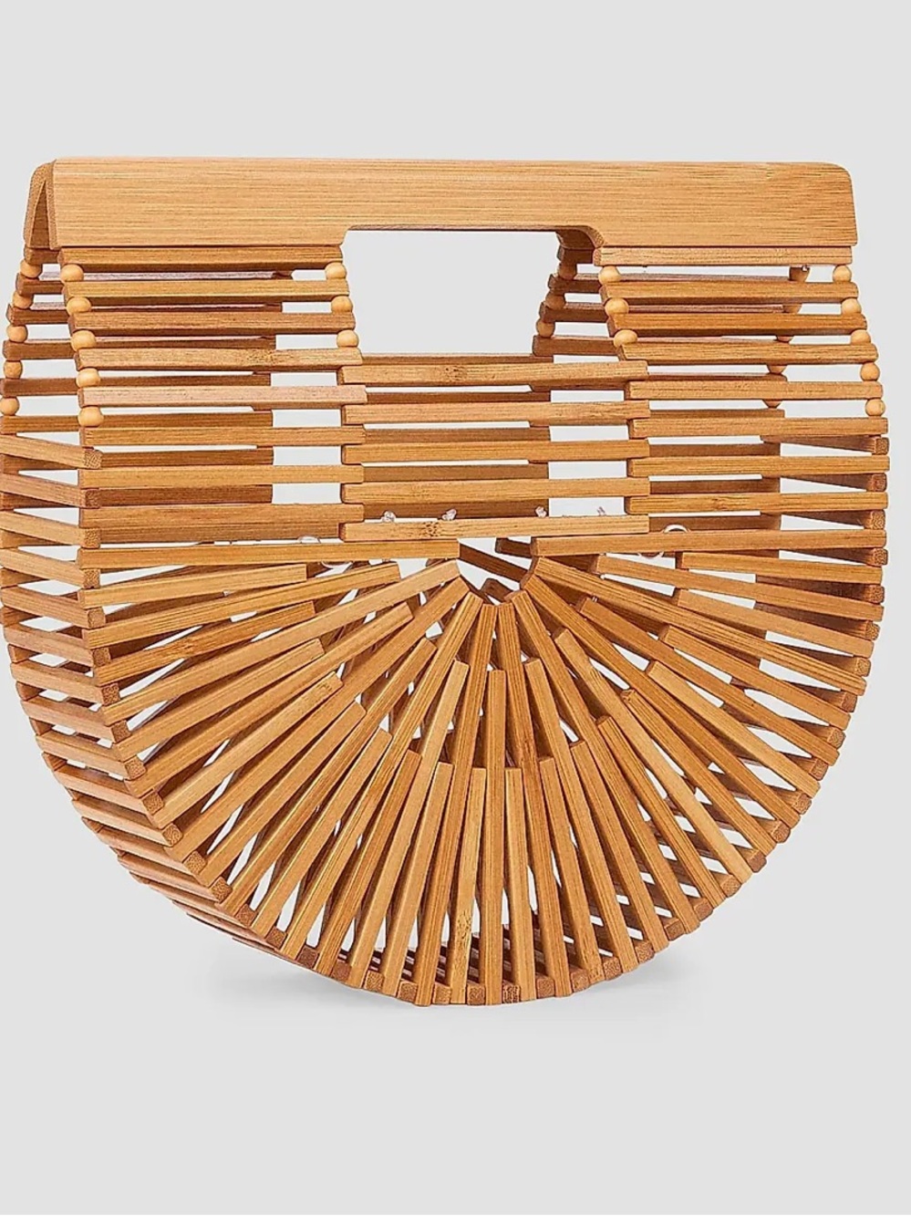 Cult Gaia - Gaia's Ark Mini Bamboo Top Handle Bag